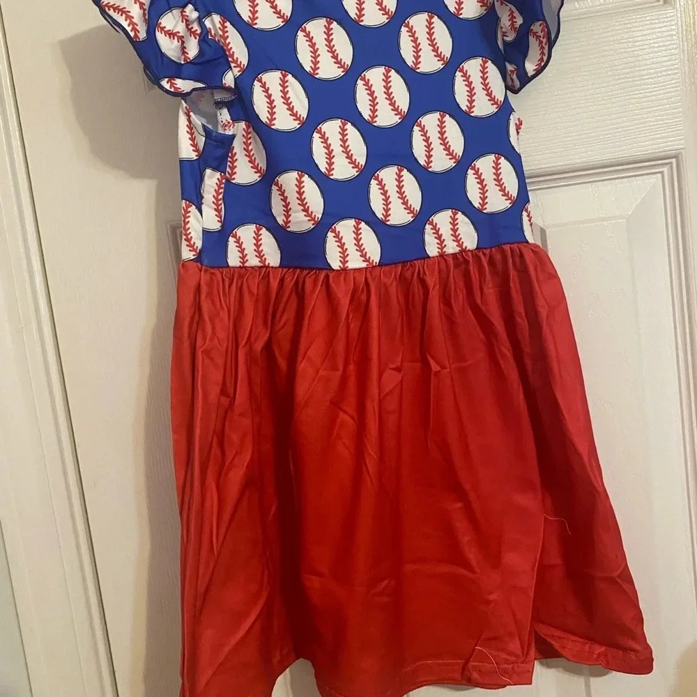 New Girl’s Baseball Dress